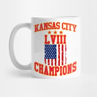 Super Bowl LVIII Champions - Kansas City Chiefs Mug